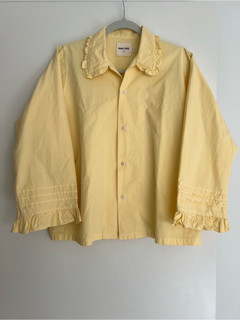 Rudy Jude Pillowcase Shirt in Marigold BNWT